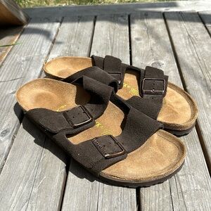 Birkenstock Suede Sandals Size 41 Narrow